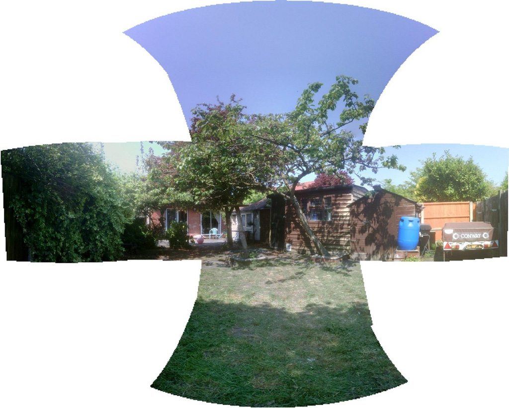 vertical pano backgarden